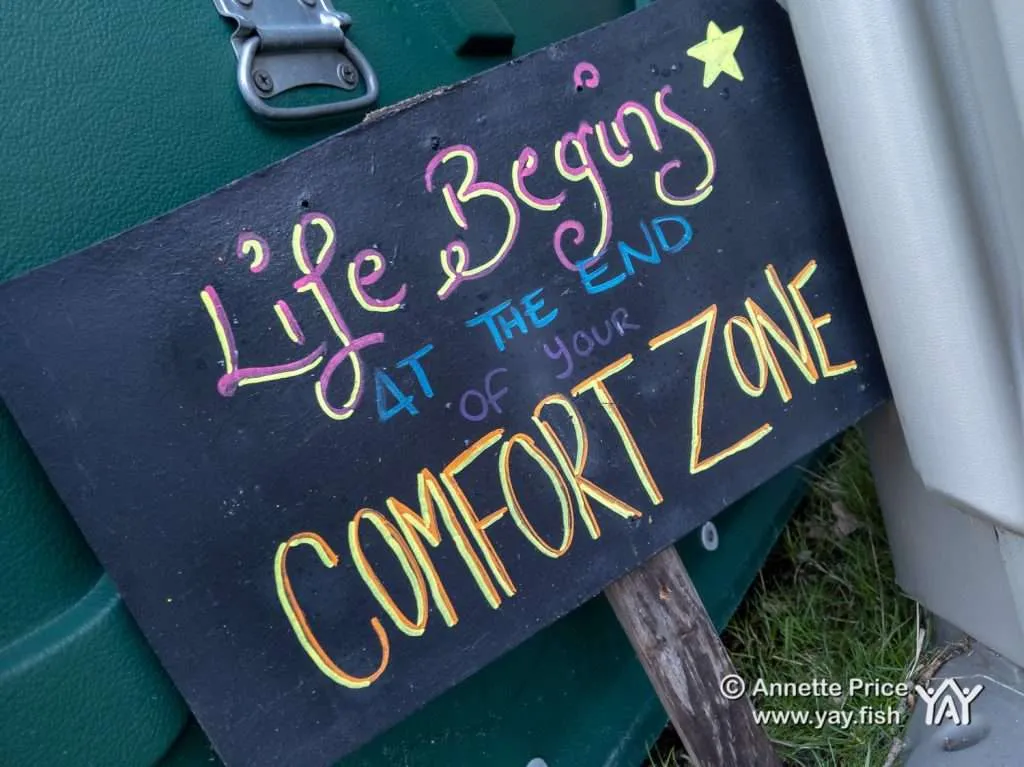 Wild Camping Course. How to camp anywhere. 7 Life begins at the end of your comfort zone. Wild camping course at the Yes Bus. Part of Say Yes More. West Sussex, UK.